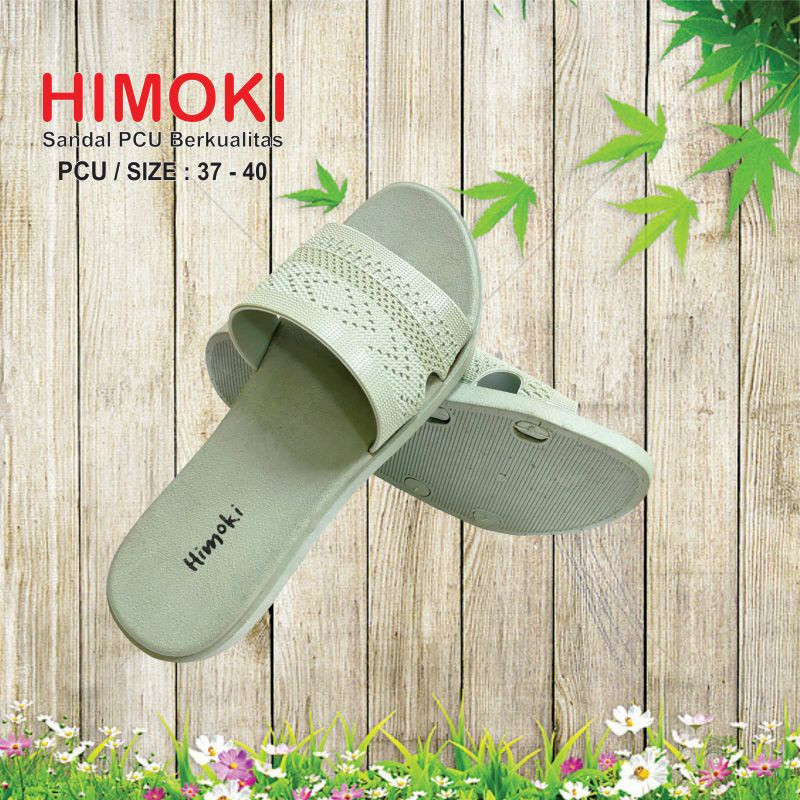 Flatshoes Kerja Nyaman // Sandal selop santai harian motif rajut bahan full karet size 37-40 -