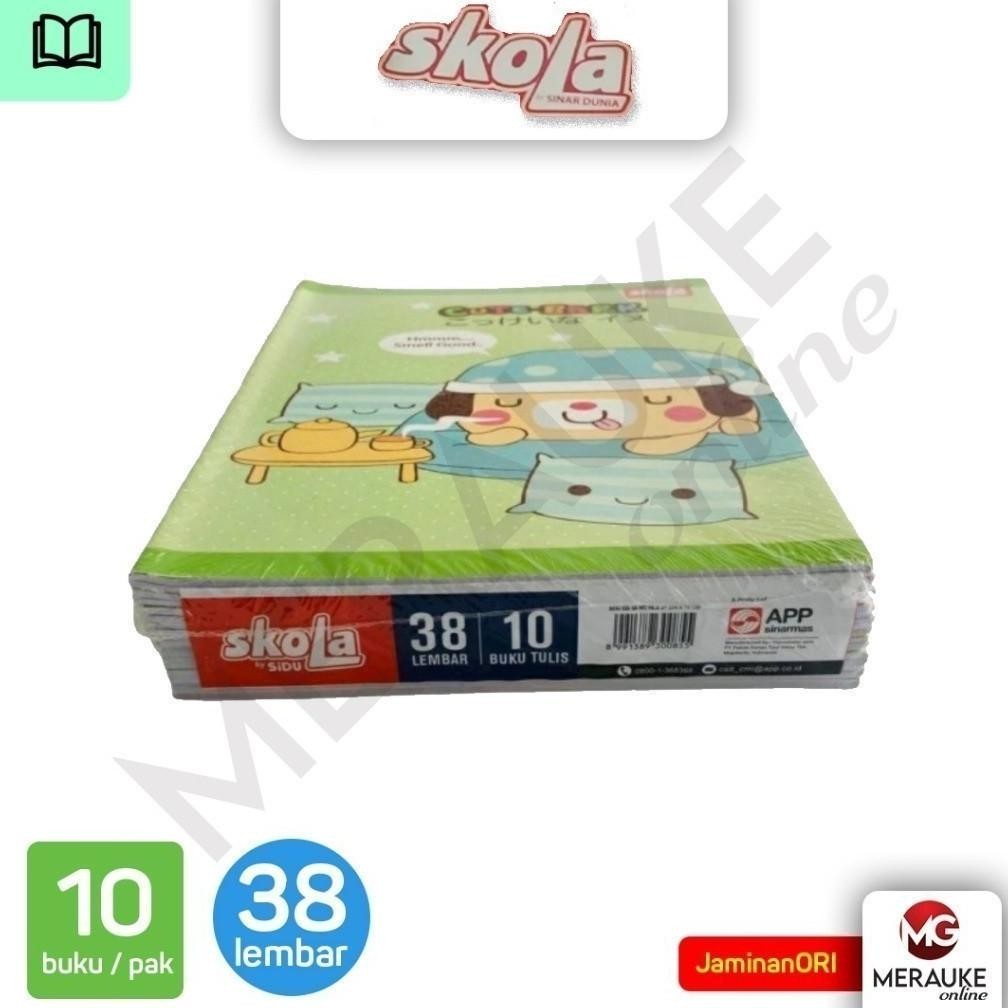 

100% Buku Tulis Skola 38 Lembar (1 Pack Isi 10 Buku)