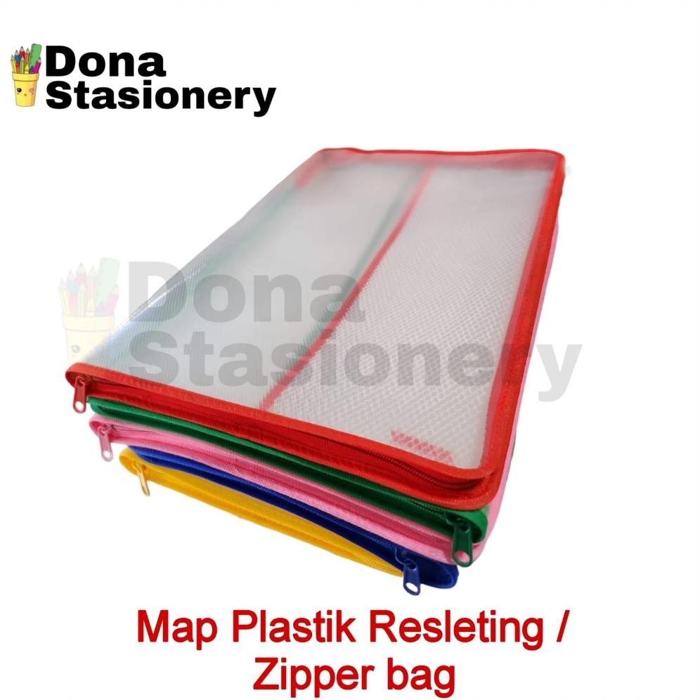 

Beli 2 Murah Map Resleting Jaring | Zipper Bag | Map Folio | Map Resleting Warna | Map Murah