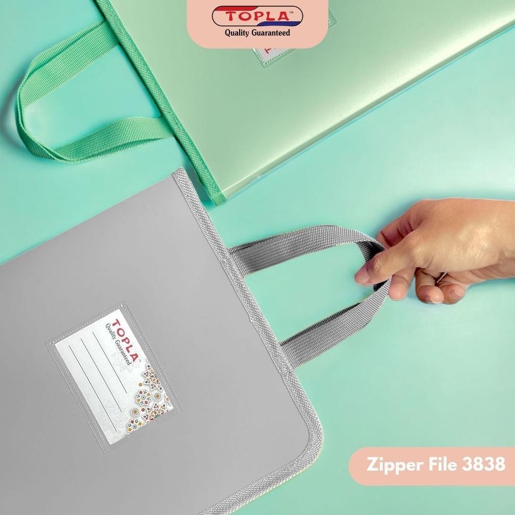 

Beli 2 Murah Topla Zipper Bag Topla 3838T - Map Dokumen & Folder Sekolah A4 Dengan Handle