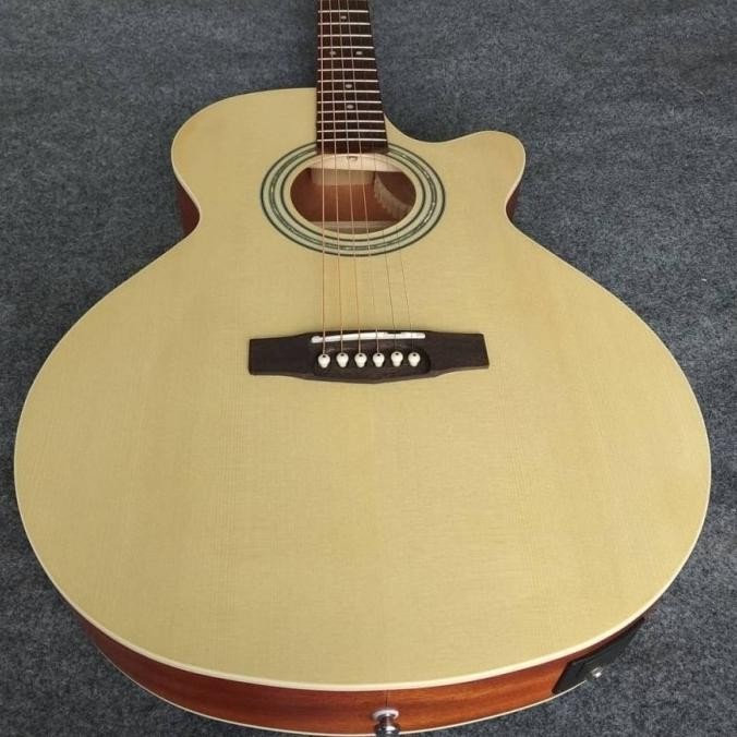 Gitar Akustik Elektrik Cort Sfx Ab Nat Natural Glossy