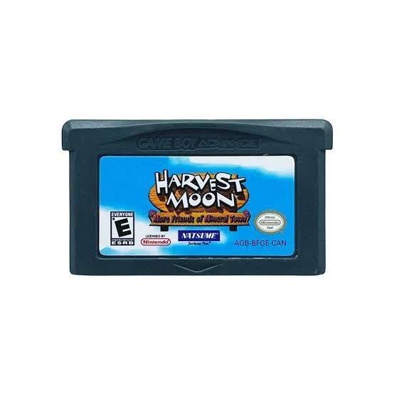 Cartridge kaset gameboy advance gba harvest moon repro usa