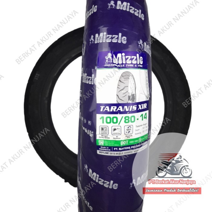 Ban Mizzle Taranis XIR 100/80 Ring 14 Tubetype