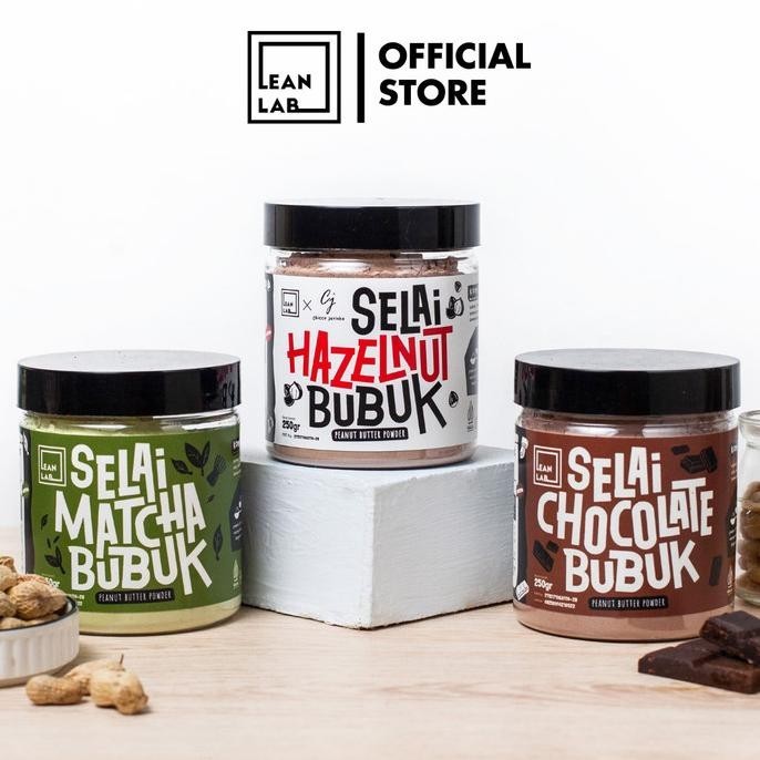 

Lean Lab X Cj Selai Hazelnut Bubuk Triple Pack (250Gr X3) Selai Coklat