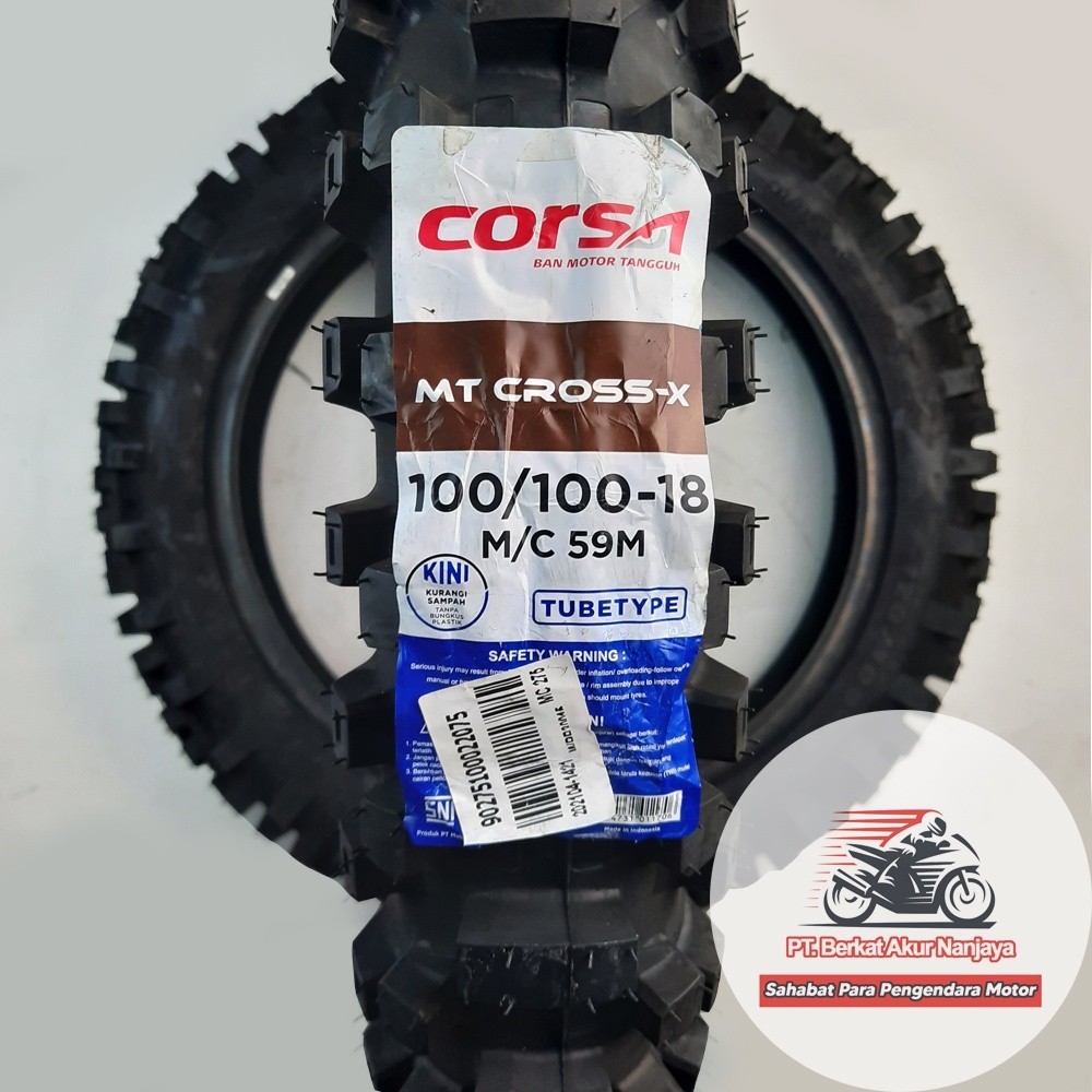 Ban Motor Trail Corsa MT Cross X 100/100 ring 18 tubetype