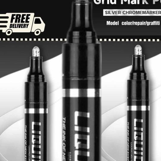 

Jfactory Spidol Permanen Marker Metallic Chrome Waterproof 2Mm