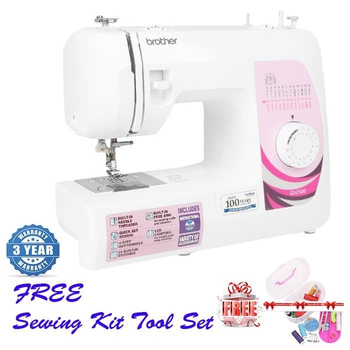 Mesin Jahit Portable Brother Gs2500