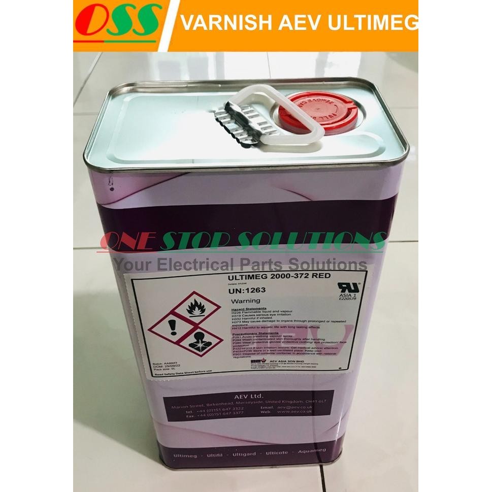 VARNISH SIRLAK LEM AEV ULTIMEG 200-372 RED Berkualitas
