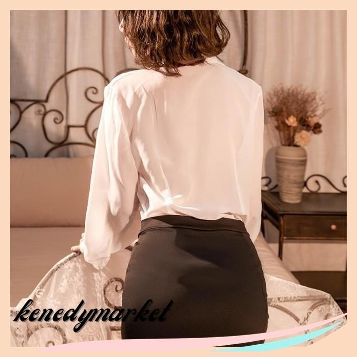 WANITA LINGERIE PAKAIAN SEXY SERAGAM KANTOR COSPLAY SHIRT SET A PILIHAN TERBAIK