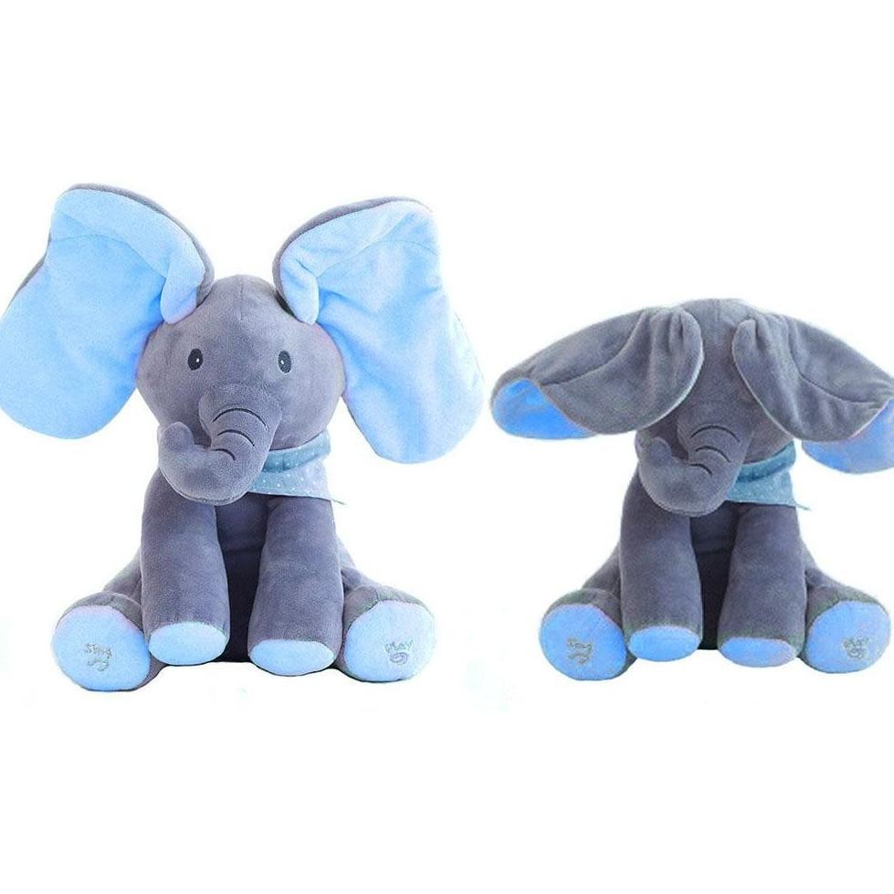 Racun Shopee Boneka Sing And Move Cilukba Boneka Gajah Lucu Boneka Bersuara Boneka Bayi Boneka Anak 