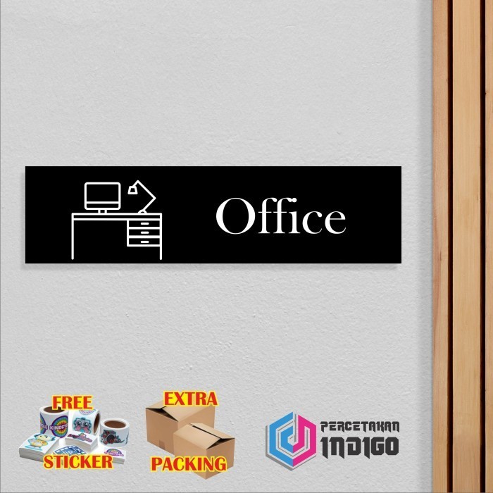 

Terlaris Papan tanda akrilik sign board Office kantor Elegan