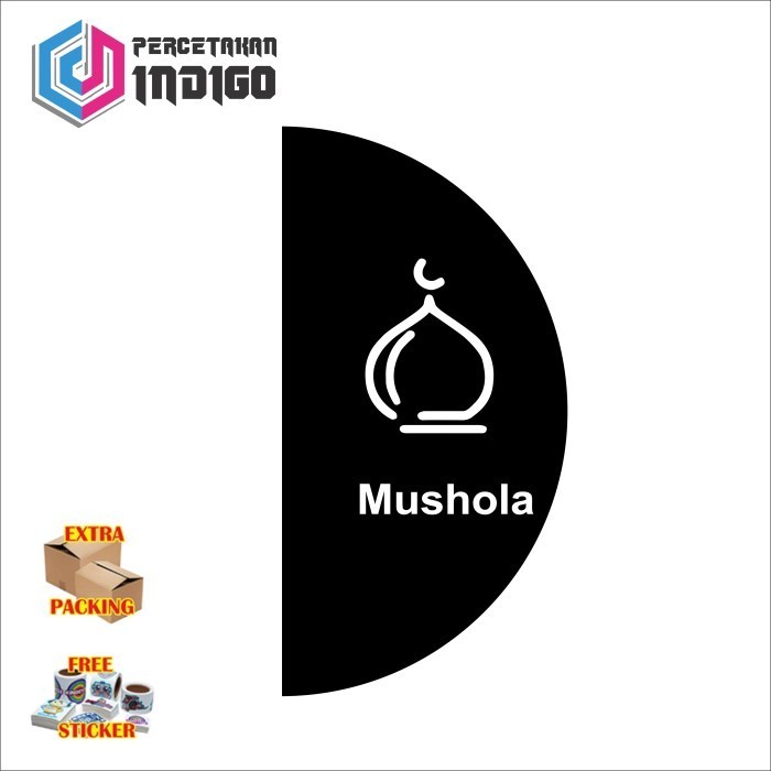 

Murah sign papan akrilik acrylic musholla Elegan