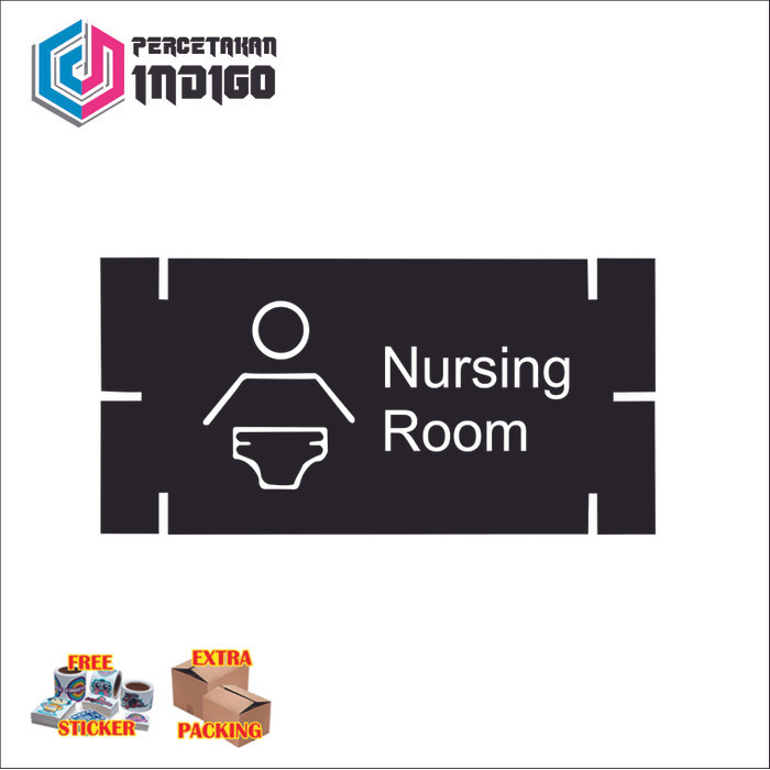 

Grosir sign papan akrilik acrylic nursing room Elegan