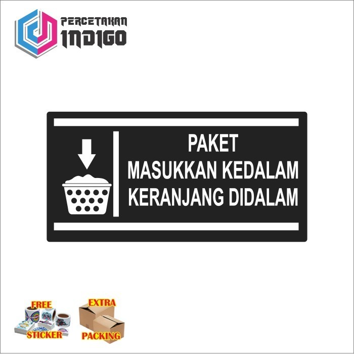 

Grosir sign papan akrilik acrylic paket masukan kedalam keranjang didalam Keren