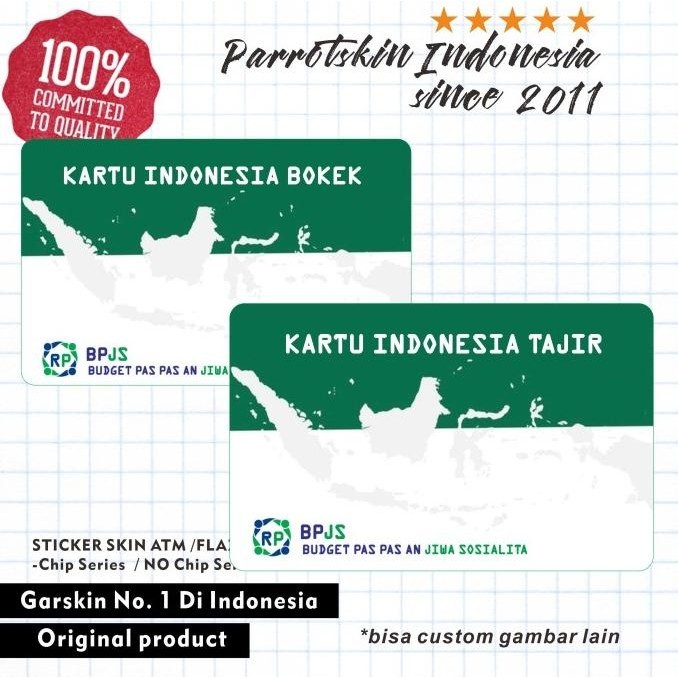 

Sticker Pelindung Kartu ATM SIM KTP Flazz Skin Card BPJS Evvarisk