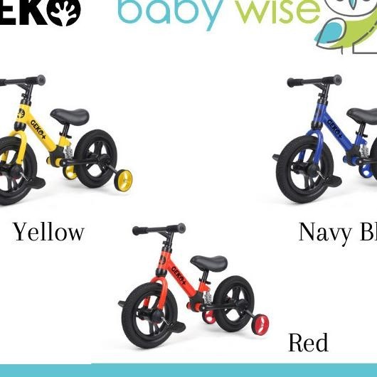 Geko Plus 4In1 Kids Balance Bike 12"