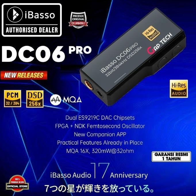 iBasso DC06PRO / DC06 PROHi-Res USB DAC/Amp with dual ES9219C DAC AMP
