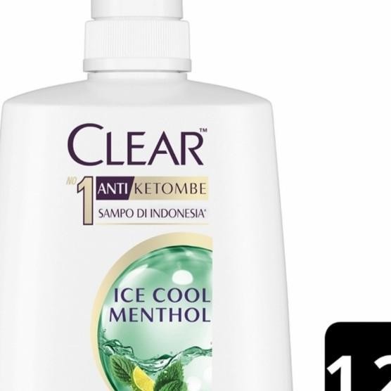 Shampoo Clear Ice Cool Mentol Anti Ketombe 680 Ml