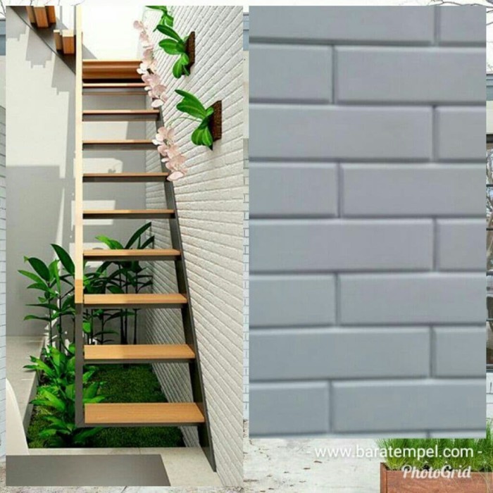 keramik bata putih tempel kualitas super dengan bevel