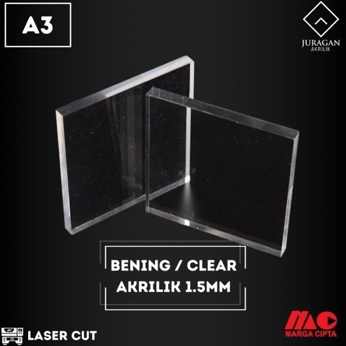 

READY Akrilik Bening A3 1.5mm