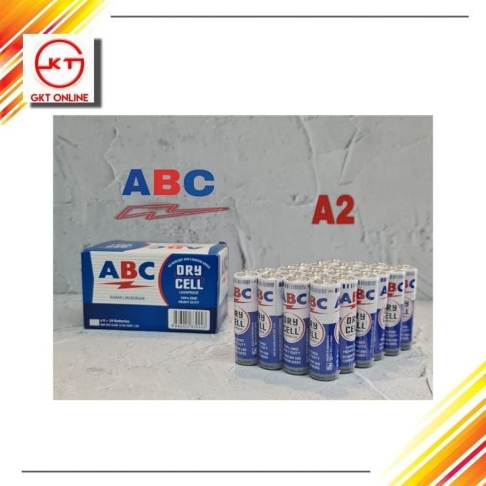 Batu Baterai Abc Aa /A2 / Bateray Abc A2