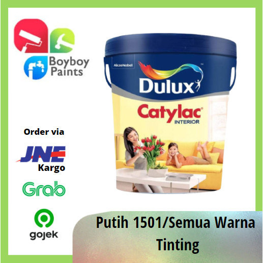 CAT TEMBOK INTERIOR DULUX CATYLAC Putih/Bisa Semua Warna/Tinting 5 KG