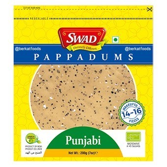 

SWAD PAPADUMS PUNJABI 200 GM A9