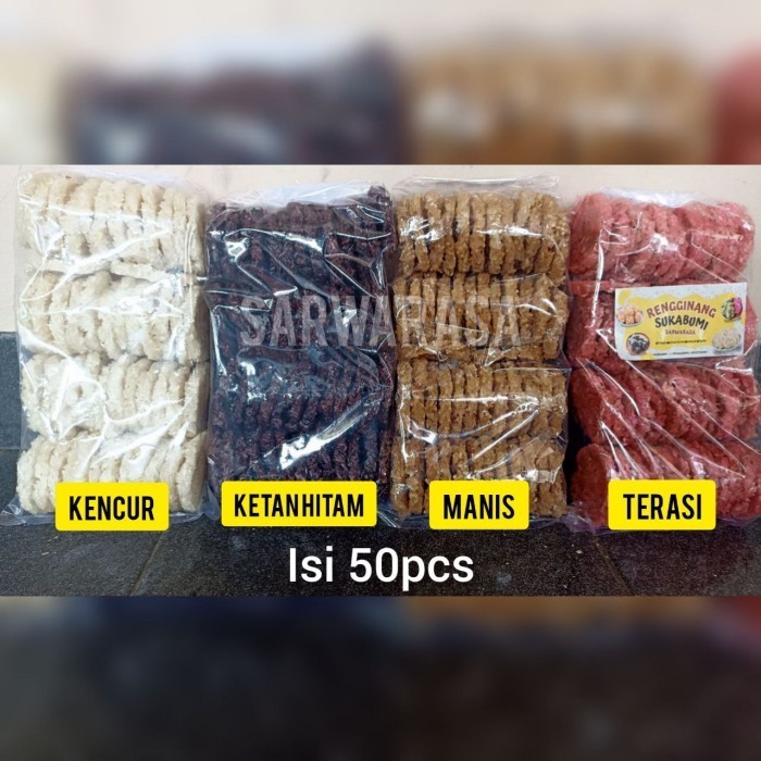 

Rengginang Manis Mentah isi 50 PCS Ketan Asli Sukabumi A9