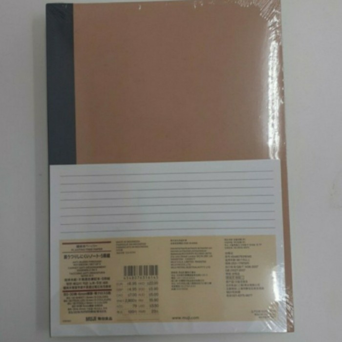 

Muji - Notebook Set 5Pcs B5 Buku Tulis