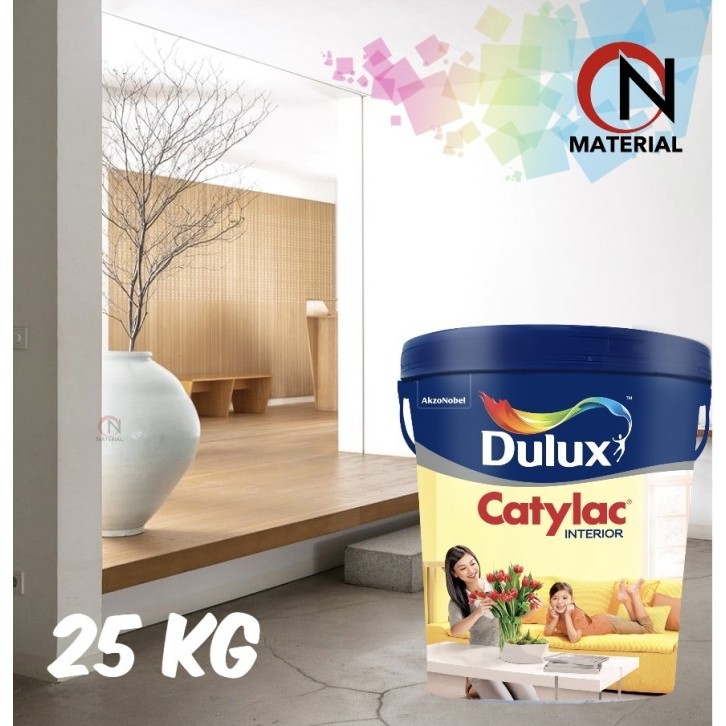 Cat Tembok Interior Dulux Catylac Putih Dan Warna 25Kg