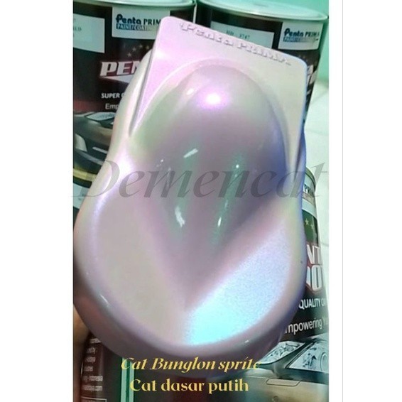 Cat Bunglon Putih 3 Warna Green Violet Blue 100Ml