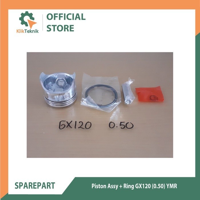 Piston assy+Ring GX120 0.50 YMR
