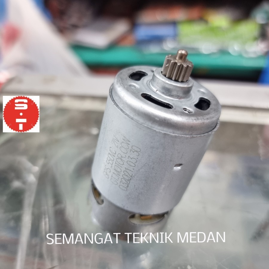 Original Dinamo Motor Dc 340Hd Bor Beton Baterai 20V 21V Gigi 12 Dc-340 Nrt Pro