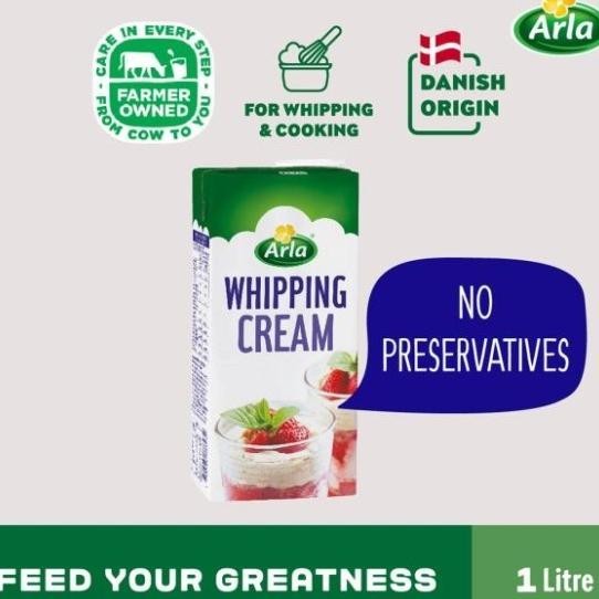 

Arla Whipping Cream 36% 1Lt Whip Cooking Krim Kental Denmark