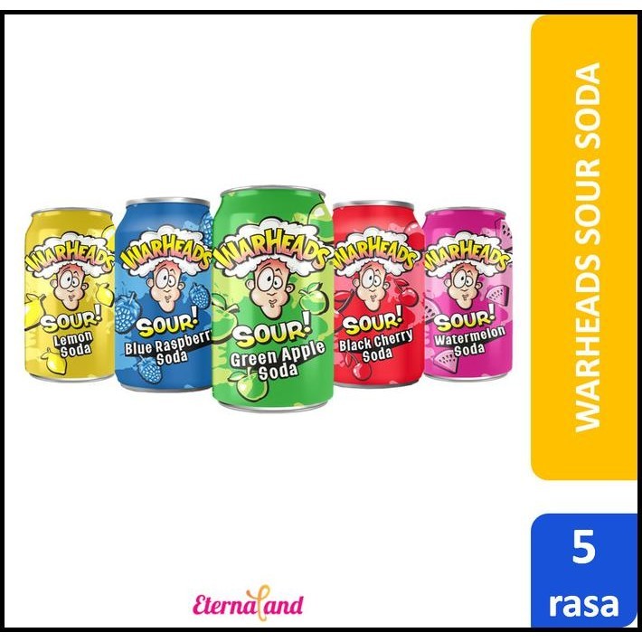 

Warheads Sour Soda - Minuman Soda Warheads Impor Usa