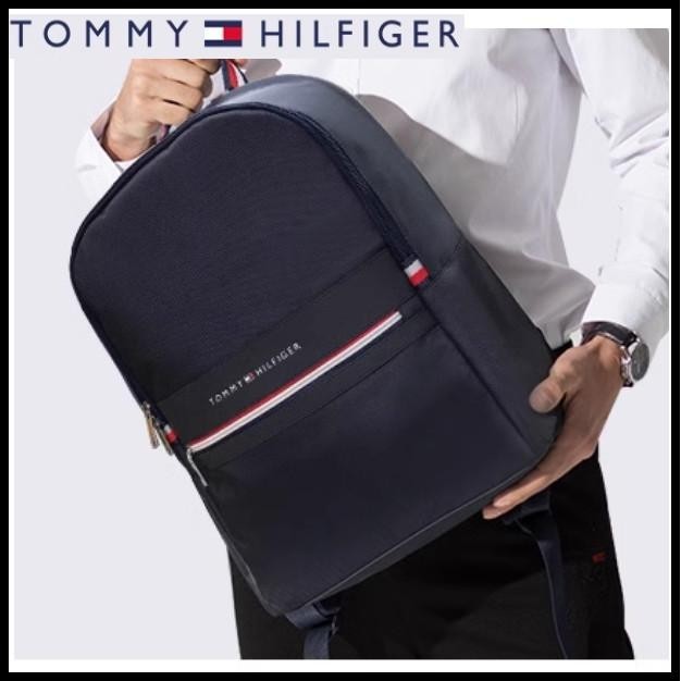 Backpack Tas Ransel Laptop Cowok Cewek Tommy Hilfiger Original