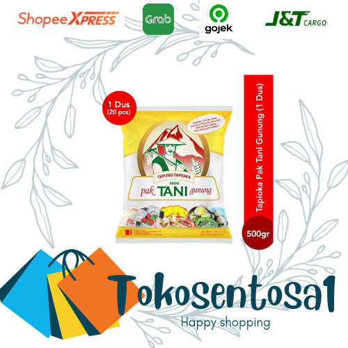 

TEPUNG TAPIOKA PAK TANI GUNUNG KEMASAN / 1 DUS