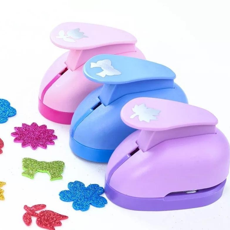 

Is75 Size 2 inch (5cm) 1 inch (2.5cm) Craft Puncher Kids DIY Paper Cutter Embossing Tools Berkualitas