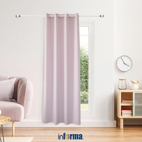 Terlaris Informa - Informa 210X240 Cm Marshmallow Gorden - Abu-Abu Lilac Stok Terbatas