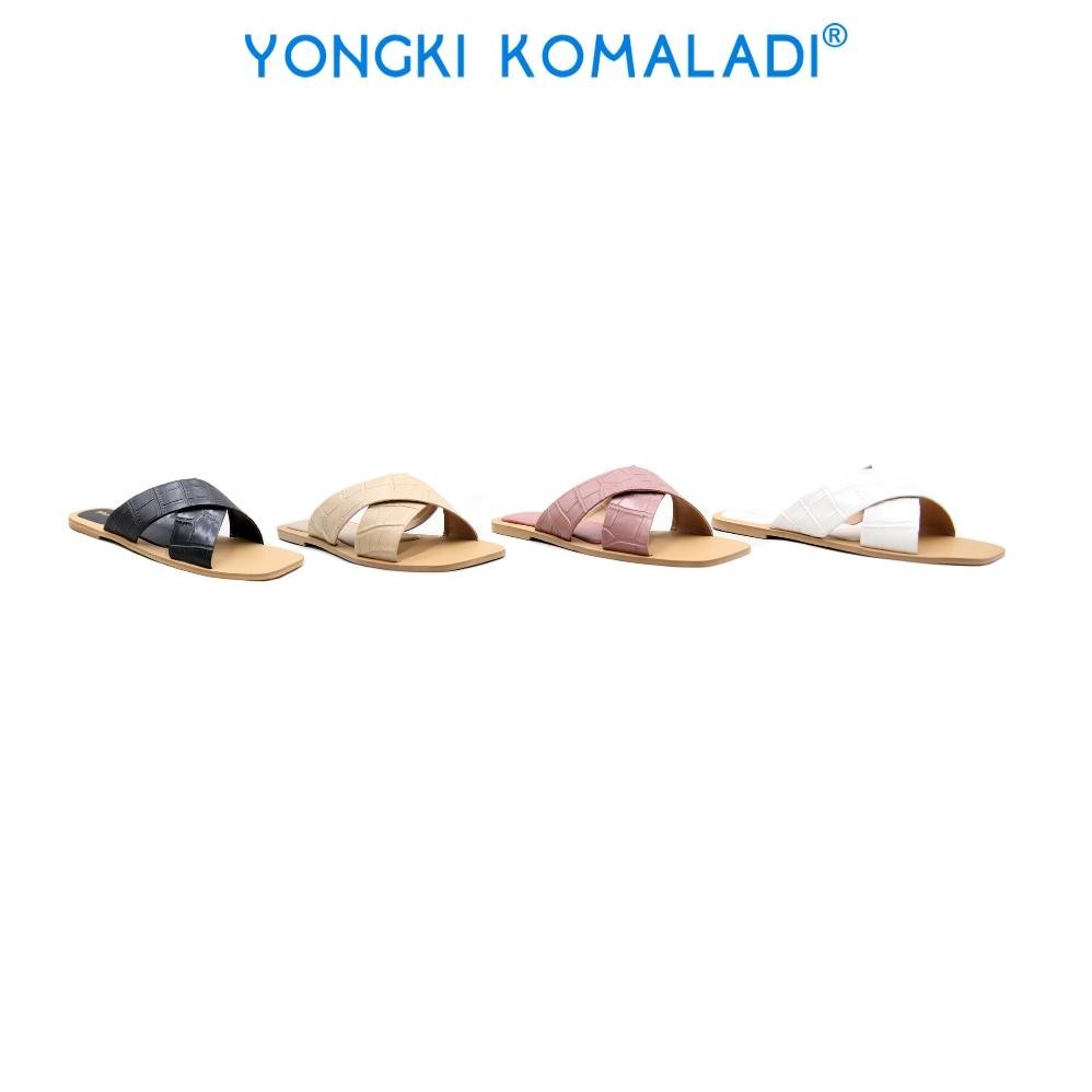 Sandal Flat Wanita Yongki Komaladi Ol4220122 Sandal Wanita Kekinian