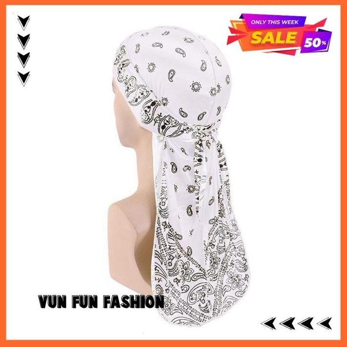 DURAG BANDANA HIP HOP DORAG DURAG IKAT KEPALA HIP HOP PRODUK PILIHAN BY VUNFUNFASHION