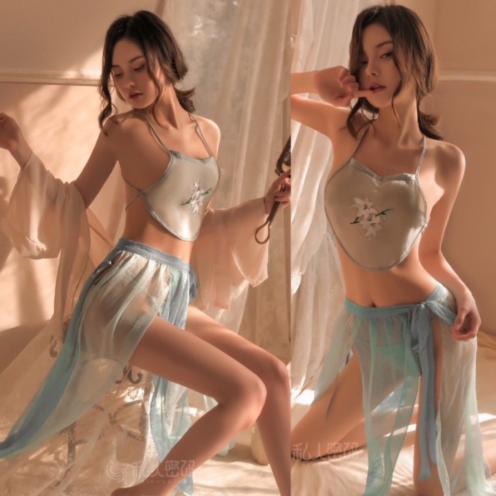 Terlaris Terbaru  Lingerie Sexy Hanfu China Baju Tidur Cosplay Sexy Wanita