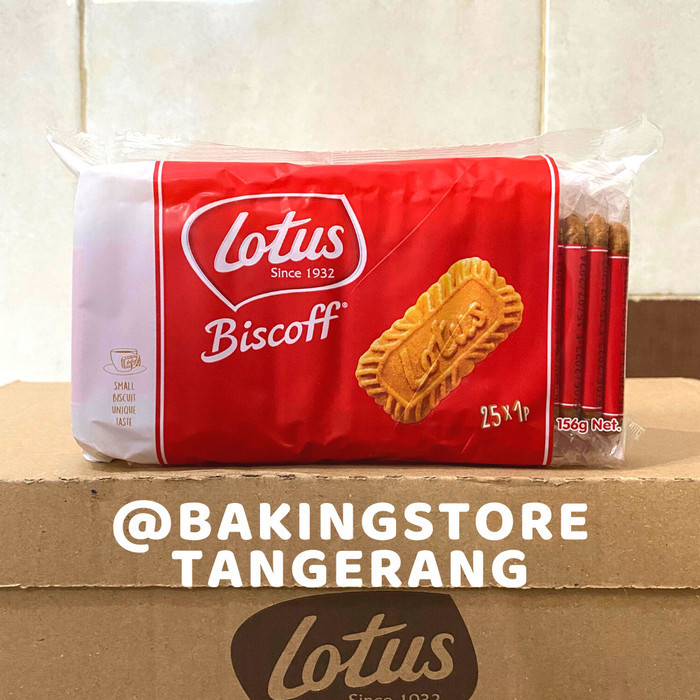 

LIMITED EDITION Biscuit lotus 25 pcs - biskuit biscoff lotus individual pack 156 gram