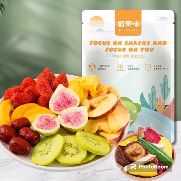 

OBRAL (HALAL) Cemilan Snack Sayur Buah Kering Dried vegetable and fruit 250gr Snack Sehat Diet