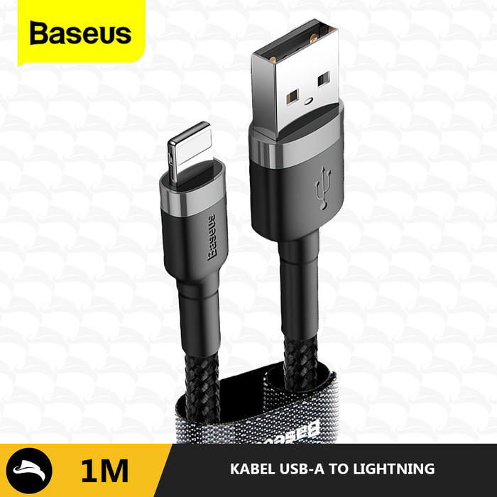 PROMO BASEUS CAFULE LIGHTNING KABEL DATA FAST CHARGING IPHONE IPAD POWERBANK