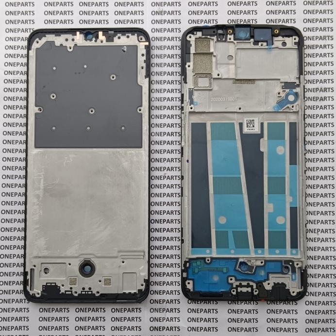 FRAME BEZZEL TULANG TENGAH DUDUKAN LCD OPPO RENO 3 ORI