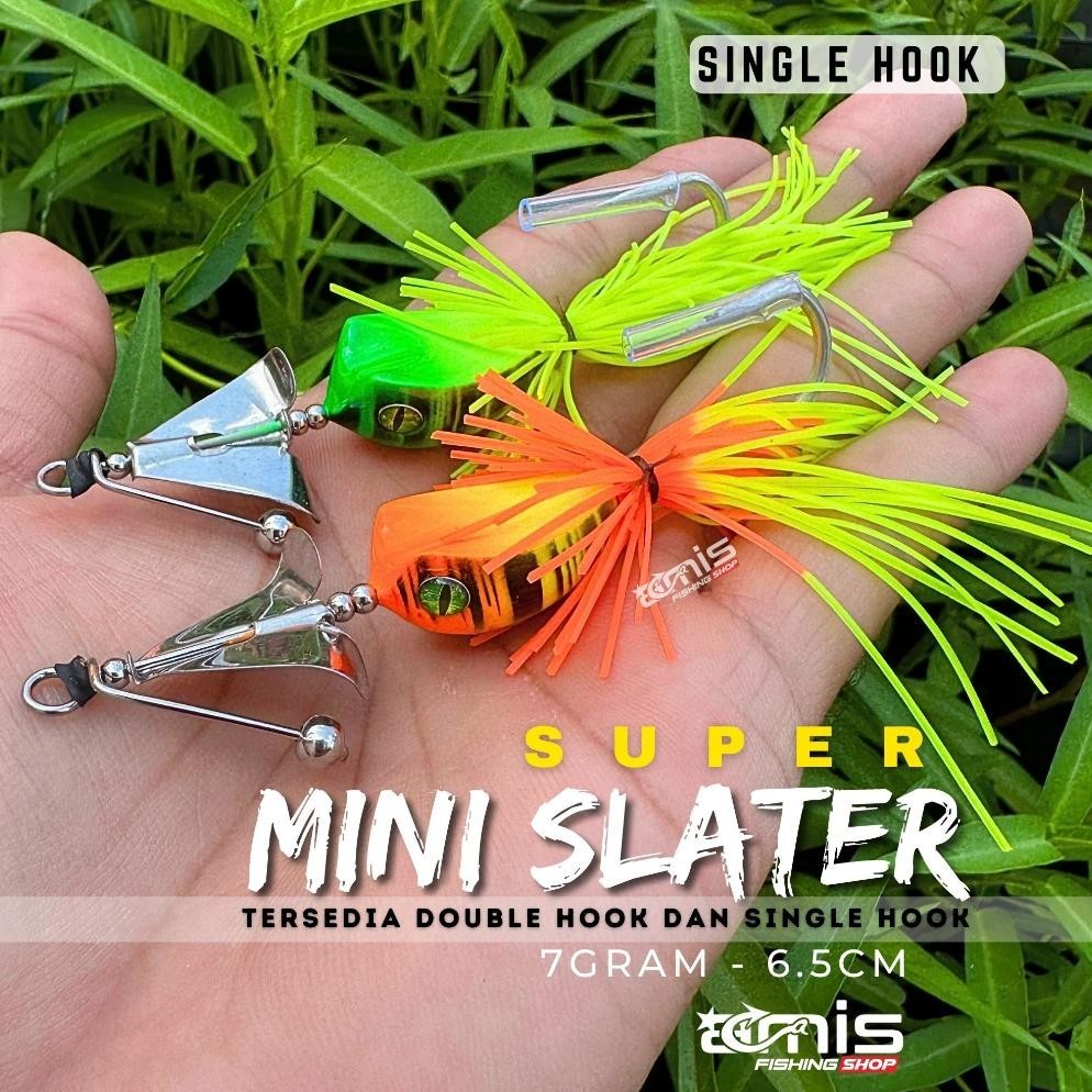 ready Super Mini Slater Tek Tok Buzz Slash Bait Umpan Casting Gabus Toman Lure TERLARIS