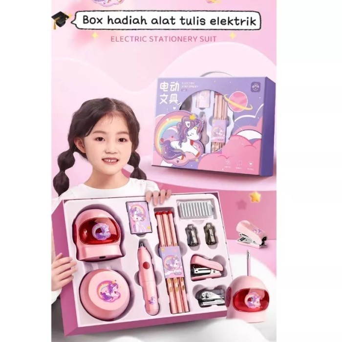 

Alat tulis Sekolah Otomatis Preschool TK SD full set Premium Kado new
