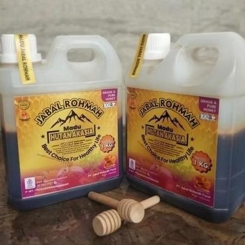 

Madu Hutan Akasia 1kg Jabal Rohmah Murni Asli Grade A 100% Alami Pure Raw Honey