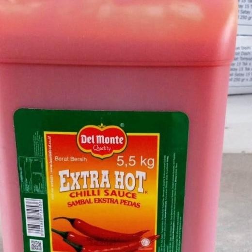 

Delmonte Saos / Saus Sambal Extra Hot Jerigen 5,5 Kg